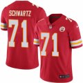 Mens Nike Kansas City Chiefs #71 Mitchell Schwartz Limited Red Rush NFL Jersey