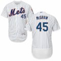 Mens Majestic New York Mets #45 Tug McGraw White Flexbase Authentic Collection MLB Jersey