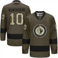 Winnipeg Jets #10 Dale Hawerchuk Green Salute to Service Stitched NHL Jersey