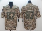 Nike Chiefs #87 Travis Kelce Camo Salute To Service Limited Jersey