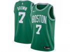 Men Nike Boston Celtics #7 Jaylen Brown Green Stitched NBA Swingman Jersey
