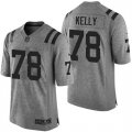 Men Indianapolis Colts #78 Ryan Kelly Gray Gridiron Limited Jersey