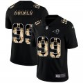 Nike Rams #99 Aaron Donald Black Statue Of Liberty Limited Jersey