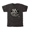 Mens New York Islanders Black Rink Warrior T-Shirt