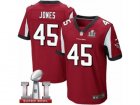 Mens Nike Atlanta Falcons #45 Deion Jones Elite Red Team Color Super Bowl LI 51 NFL Jersey