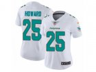 Women Nike Miami Dolphins #25 Xavien Howard Vapor Untouchable Limited White NFL Jersey
