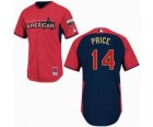 mlb 2014 all star jerseys tampa bay rays #14 price red-blue
