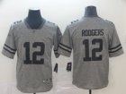 Nike Packers #12 Aaron Rodgers Gray Gridiron Gray Vapor Untouchable Limited Jersey