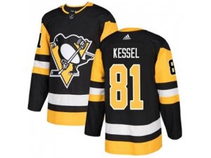 Youth Adidas Pittsburgh Penguins #81 Phil Kessel Black Home Authentic Stitched NHL Jersey