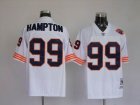 nfl chicago bears #99 hampton m&n white(big number)