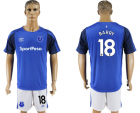 2017-18 Everton FC 18 BARRY Home Soccer Jersey