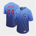 Cubs #44 Anthony Rizzo Blue Drift Fashion Jersey