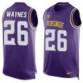 Nike Minnesota Vikings #26 Trae Waynes Purple Team Color Men Stitched NFL Limited Tank Top Jersey