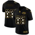 Nike 49ers #85 George Kittle Black Jesus Faith Edition Limited Jersey