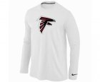 Nike Atlanta Falcons Logo Long Sleeve T-Shirt WHITE