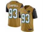 Mens Nike Jacksonville Jaguars #93 Calais Campbell Limited Gold Rush NFL Jersey