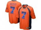 Nike Denver Broncos #7 John Elway Orange Team Color Mens Stitched NFL Limited Strobe Jersey