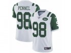 Mens Nike New York Jets #98 Mike Pennel Vapor Untouchable Limited White NFL Jersey