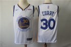 Warriors #30 Stephen Curry White Nike Swingman Jersey