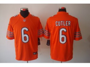 Nike NFL Chicago Bears #6 Jay Cutler Orange Jerseys(Limited)