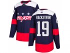 Men Adidas Washington Capitals #19 Nicklas Backstrom Navy Authentic 2018 Stadium Series Stitched NHL Jersey