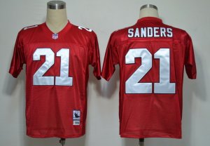 nfl jerseys atlanta falcons #21 sanders m&n red[sanders]