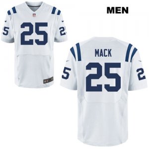 Nike Colts #25 Marlon Mack White Elite Jersey