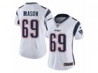 Women Nike New England Patriots #69 Shaq Mason Vapor Untouchable Limited White NFL Jersey