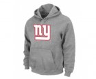 New York Giants Authentic Logo Pullover Hoodie Grey