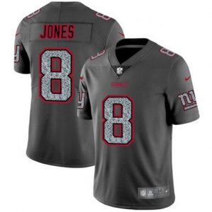 Nike Giants #8 Daniel Jones Gray Camo Vapor Untouchable Limited Jersey