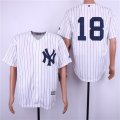 Yankees #18 Didi Gregorius White Cool Base Jersey