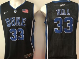 Duke Blue Devils #33 Grant Hill Black College Basketball Jersey