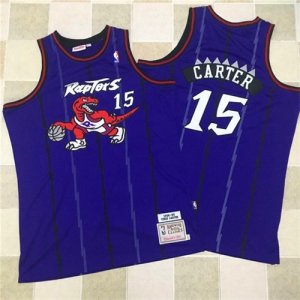 Toronto Raptors #15 Vince Carter Purple 1998-99 Hardwood Classics Jersey