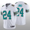 Nike Dolphins #24 Byron Jones White Throwback Vapor Untouchable Limited Jersey