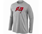 Nike Tampa Bay Buccaneers Logo Long Sleeve T-Shirt Grey