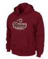 St.Louis Rams Critical Victory Pullover Hoodie RED