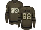 Adidas Philadelphia Flyers #88 Eric Lindros Green Salute to Service Stitched NHL Jersey