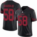 Youth Nike San Francisco 49ers #58 Eli Harold Limited Black Rush NFL Jersey