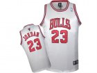 Bulls #23 Michael Jordan White Hardwood Classics Jersey