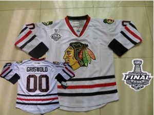 nhl jerseys chicago blackhawks #00 griswold white[2013 stanley cup]