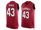Mens Nike Arizona Cardinals #43 Haason Reddick Limited Red Player Name & Number Tank Top NFL Jersey