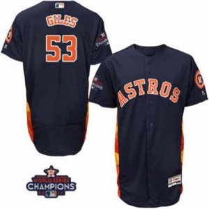 Astros #53 Ken Giles Navy Blue Flexbase Authentic Collection 2017 World Series Champions Stitched MLB Jersey