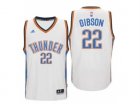 Mens Oklahoma City Thunder #22 Taj Gibson adidas White Player Swingman Jersey
