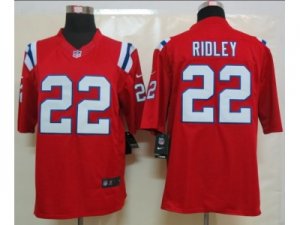 Nike NFL New England Patriots #22 Stevan Ridley red jerseys[Limited]