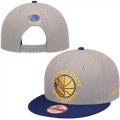 Warriors Team Logo Gray Adjustable Hat LT