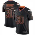 Nike Broncos #30 Phillip Lindsay Black Shadow Legend Limited Jersey