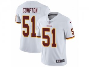 Mens Nike Washington Redskins #51 Will Compton Vapor Untouchable Limited White NFL Jersey