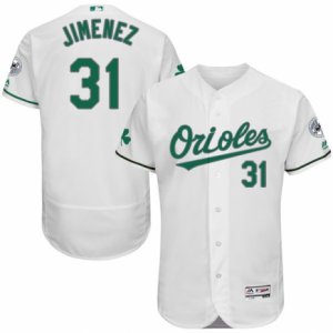 Men\'s Majestic Baltimore Orioles #31 Ubaldo Jimenez White Celtic Flexbase Authentic Collection MLB Jersey