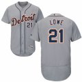 Men's Majestic Detroit Tigers #21 Mark Lowe Grey Flexbase Authentic Collection MLB Jersey