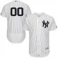 New York Yankees White Mens Flexbase Customized Jersey